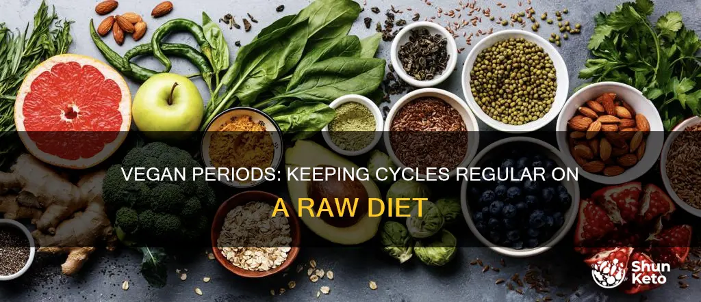 how to keep my period on raw vegan diet