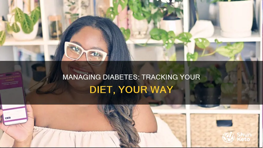 how to keep track of diabetic diet