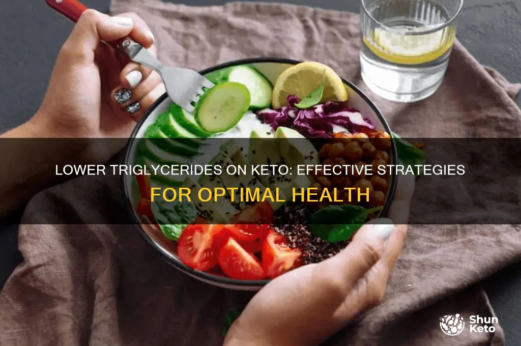 how to keep triglycerides down on keto diet