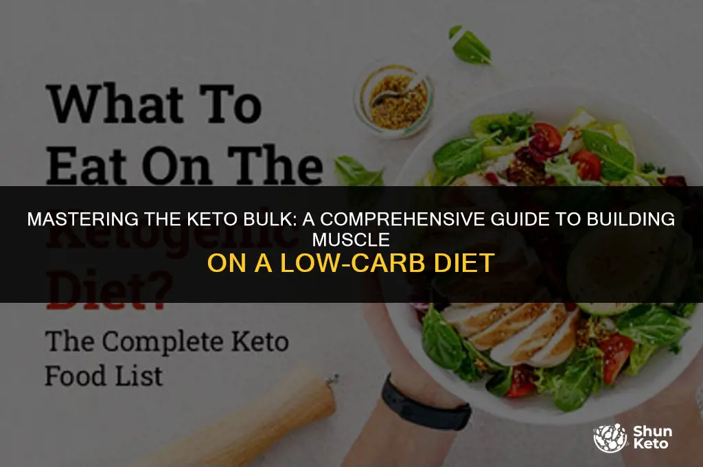 how to keto bulk