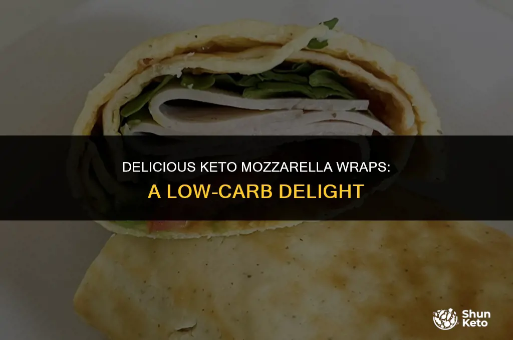 how to keto mozzarella wrap