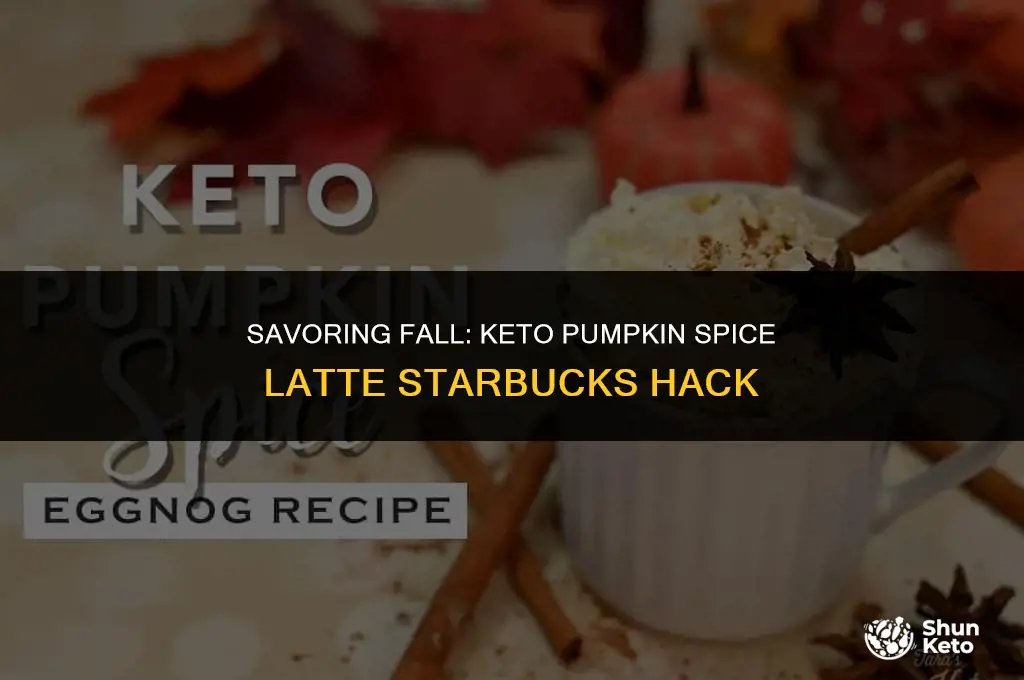 how to keto pumpkin spice latte from starbucks