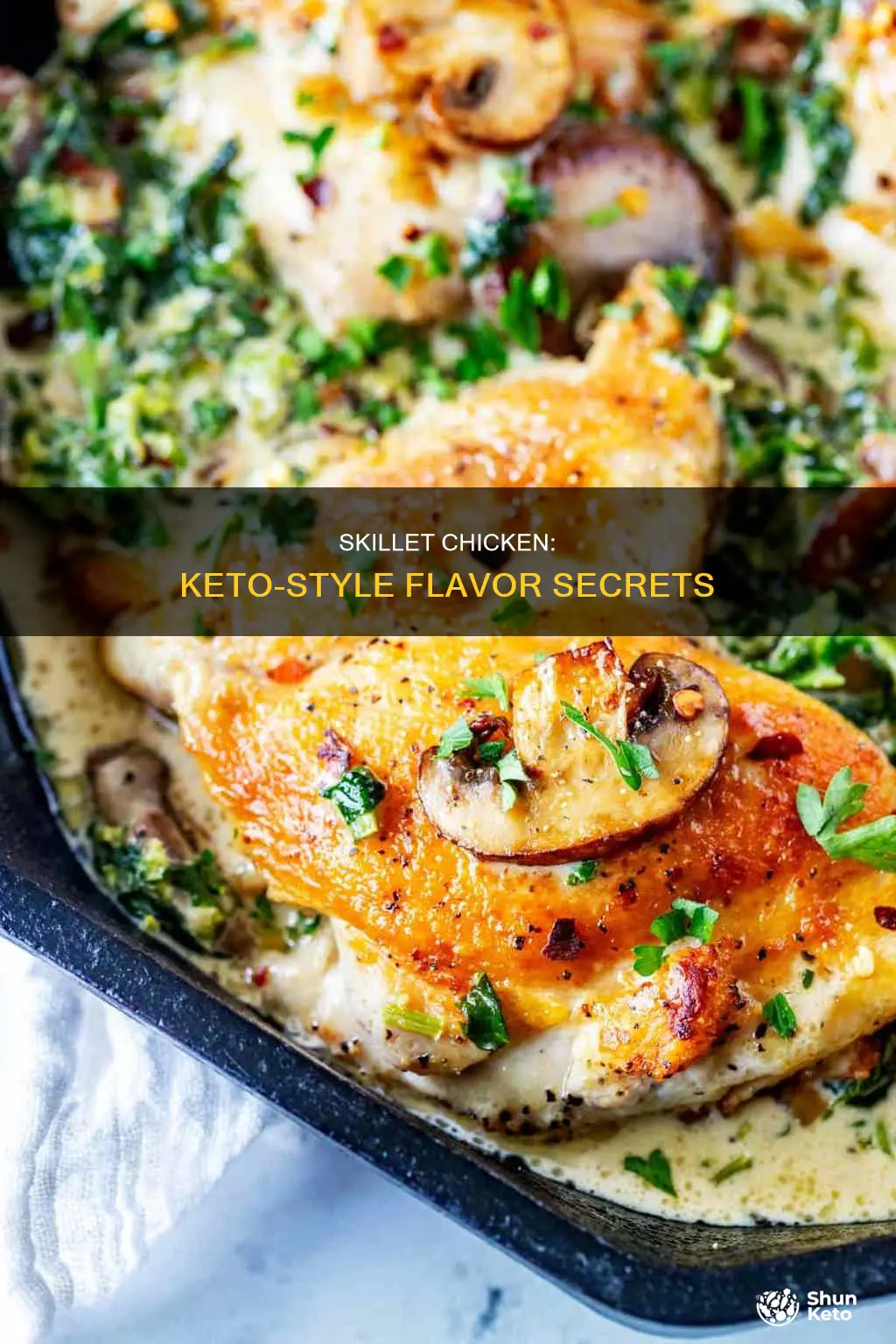 how to keto season up chicken in a skillet