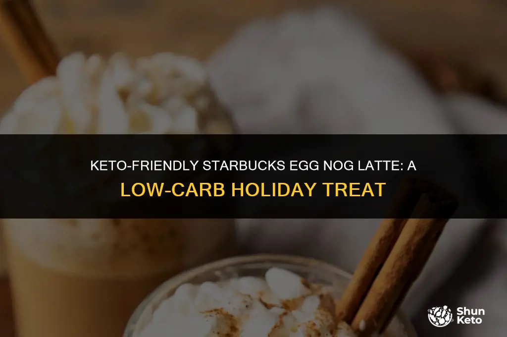 how to keto starbucks egg nog latte