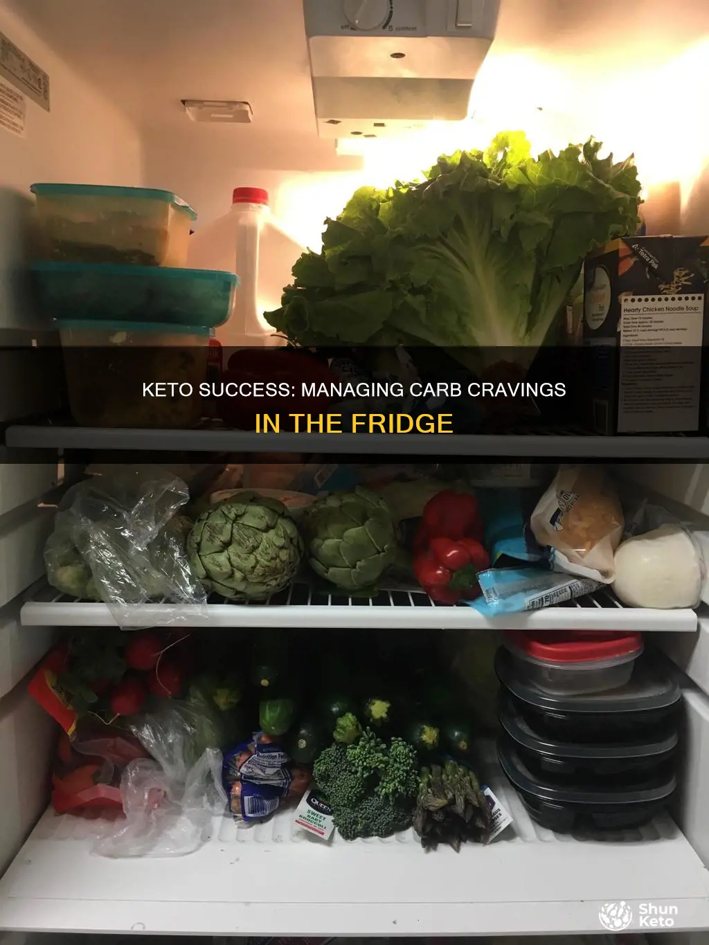 how to keto with to mant carb foods in fridge