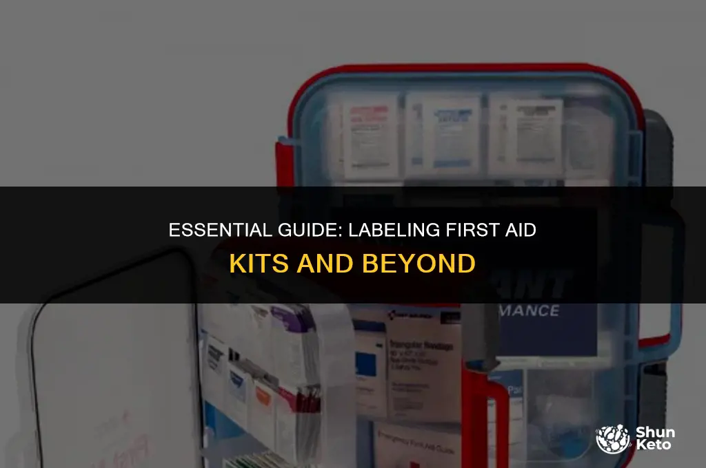how to label first aid and ket