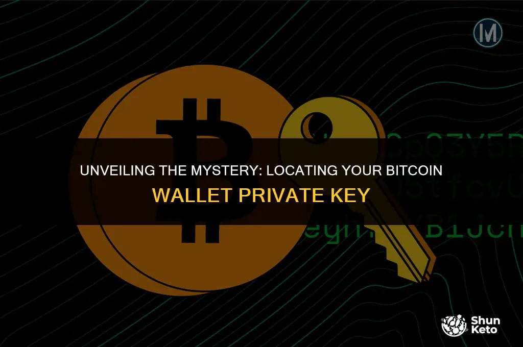 how to locate bitcoin wallet private ket y
