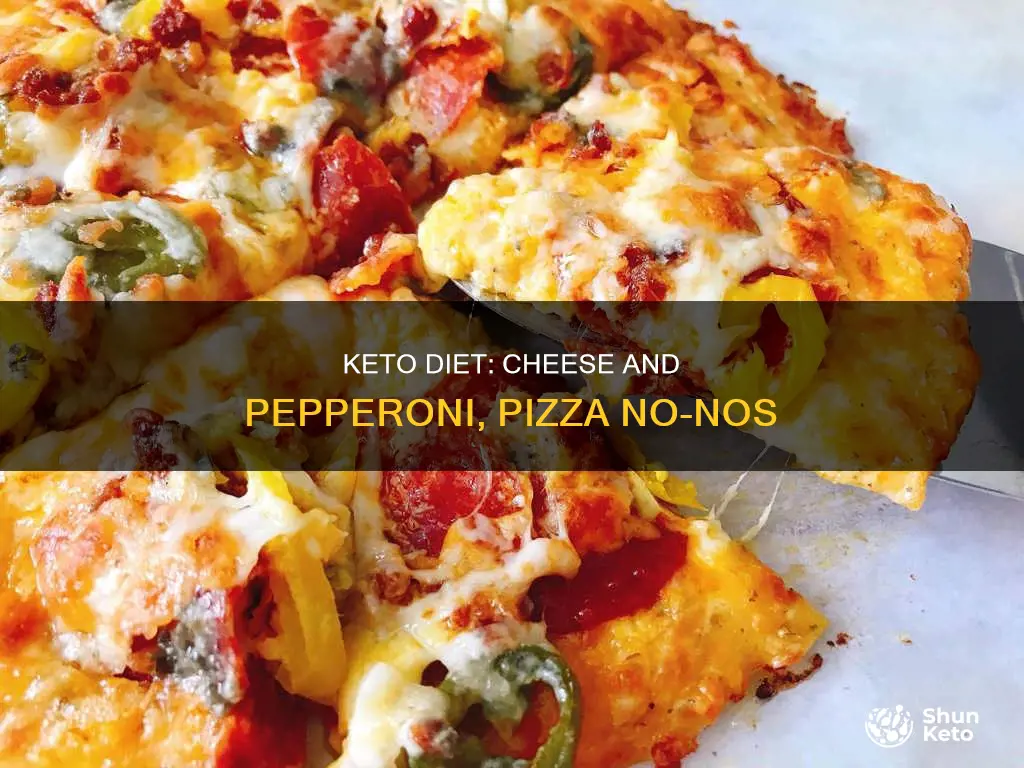 how to log keto cheese and pepperoni off pizza