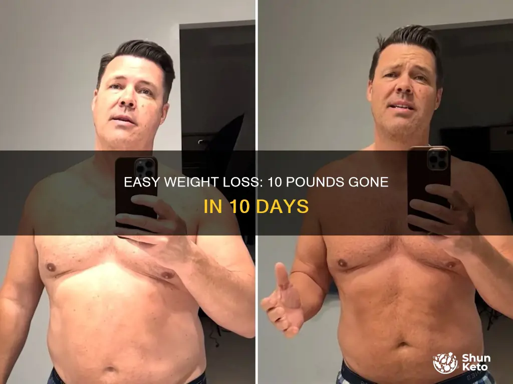 how to lose 10 pounds in 10 days without dieting