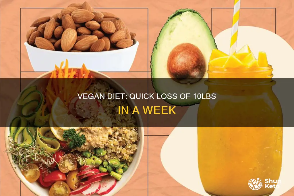 how to lose 10lbs in a week vegan diet