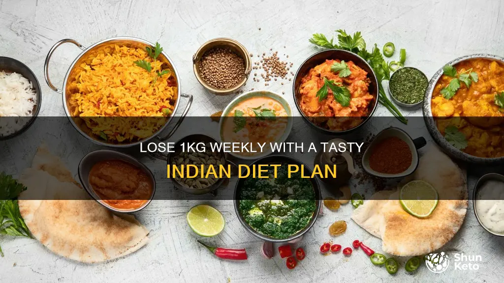 how to lose 1kg a week indian diet plan