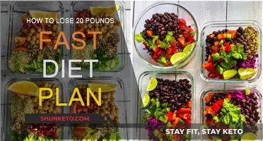 Rapid Weight Loss: Diet Plan to Shed 20 Pounds