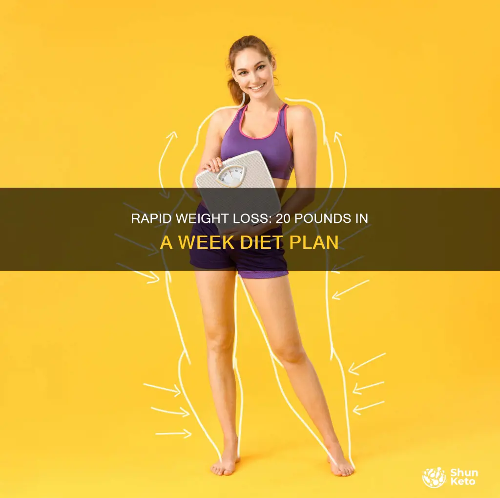 how to lose 20 pounds in a week diet plan