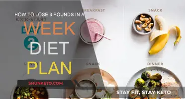 Lose 3 Pounds in a Week: Diet Plan Revealed