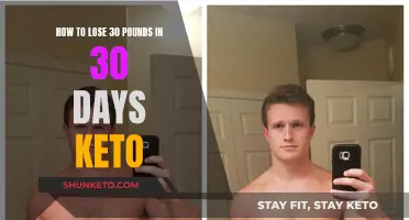 Keto Weight Loss: 30 Pounds in 30 Days