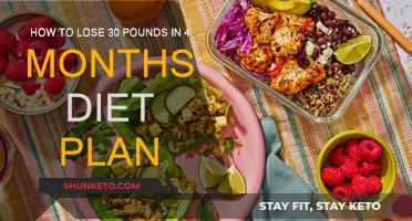 Lose 30 Pounds in 4 Months: A Realistic Diet Plan