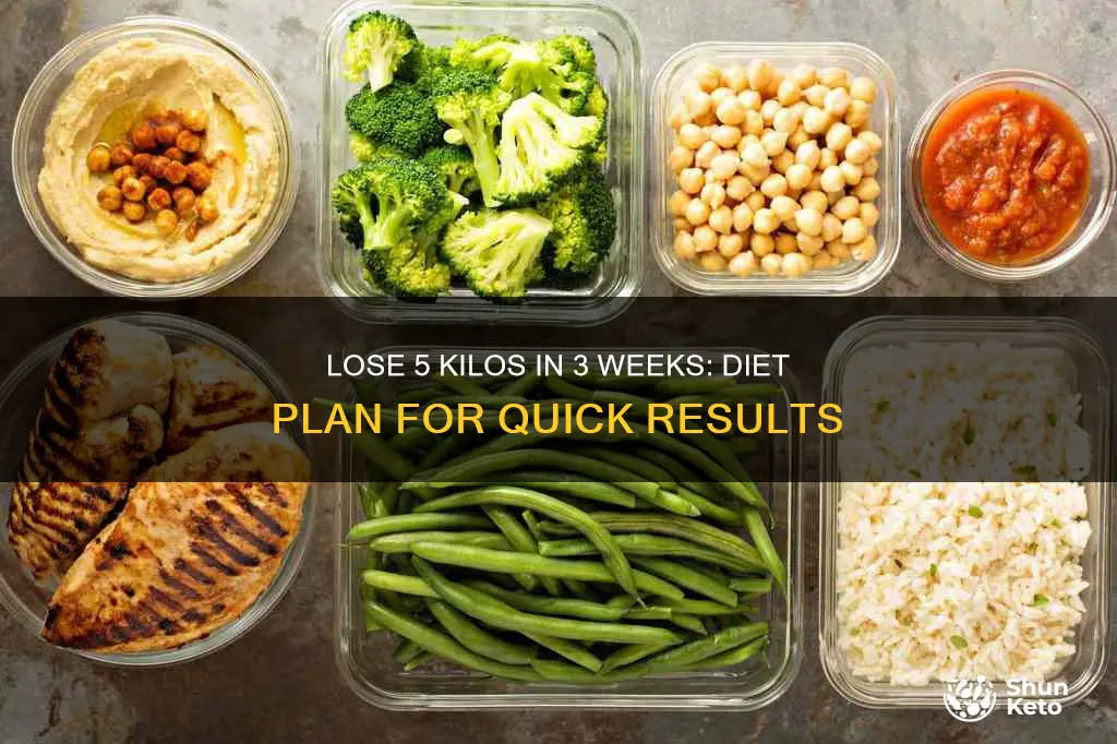 how to lose 5 kilos in 3 weeks diet plan