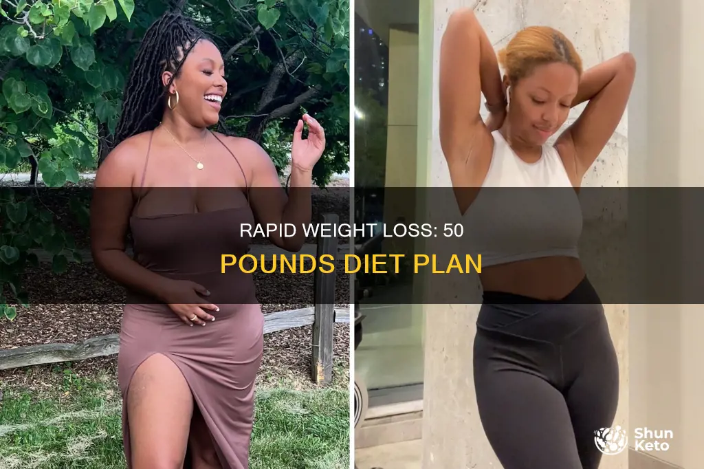 how to lose 50 pounds fast diet