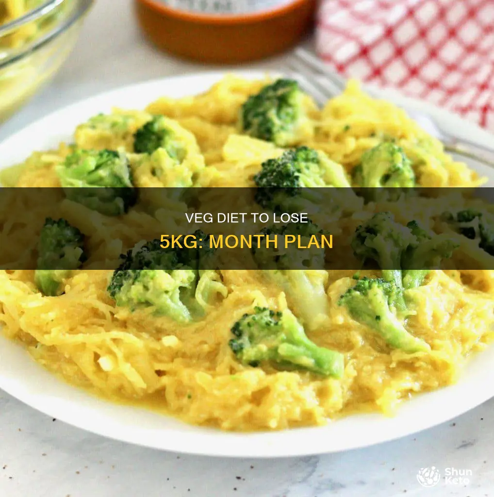 how to lose 5kg in a month veg diet