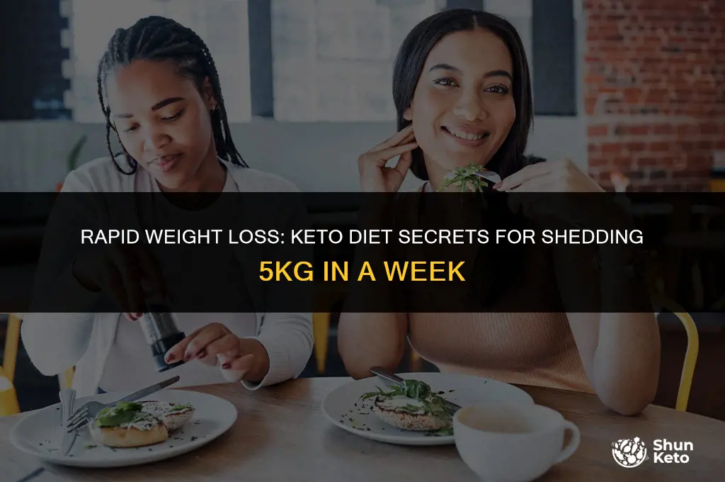 how to lose 5kg in a week on keto