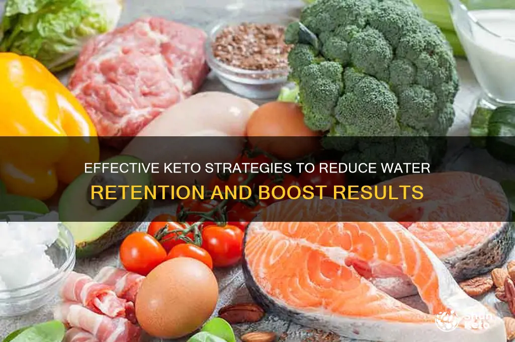 how to lose water retention on a keto diet