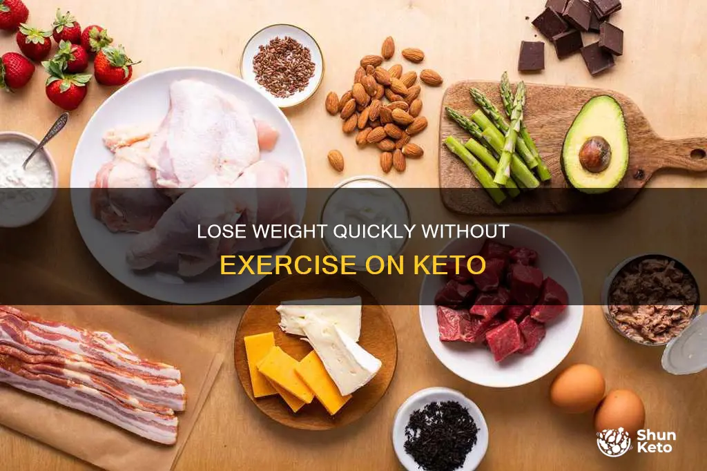 how to lose weight fast without exercise on keto