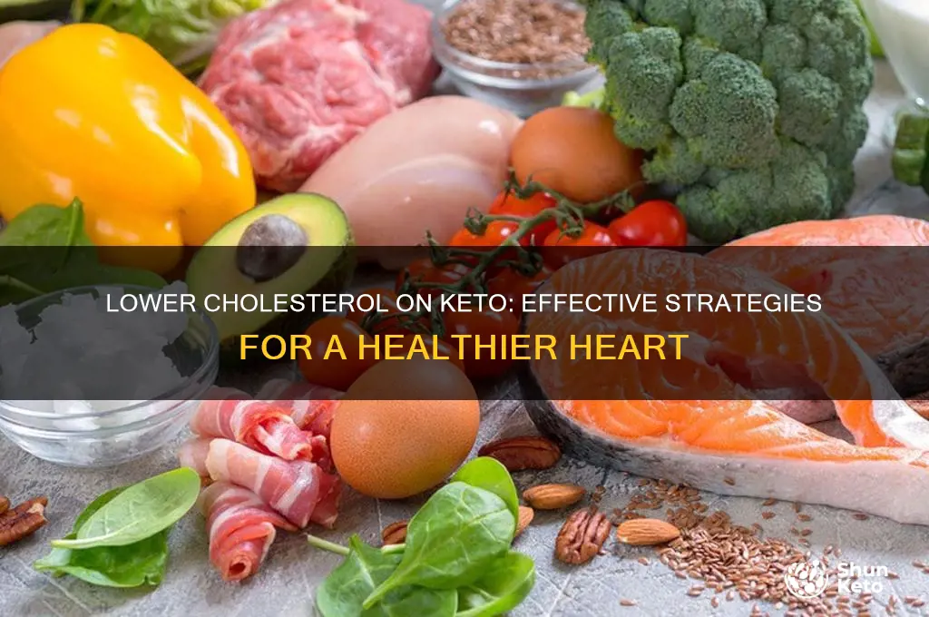 how to lower cholesterol on keto