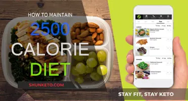 Smart Strategies for Sticking to a 2500-Calorie Diet