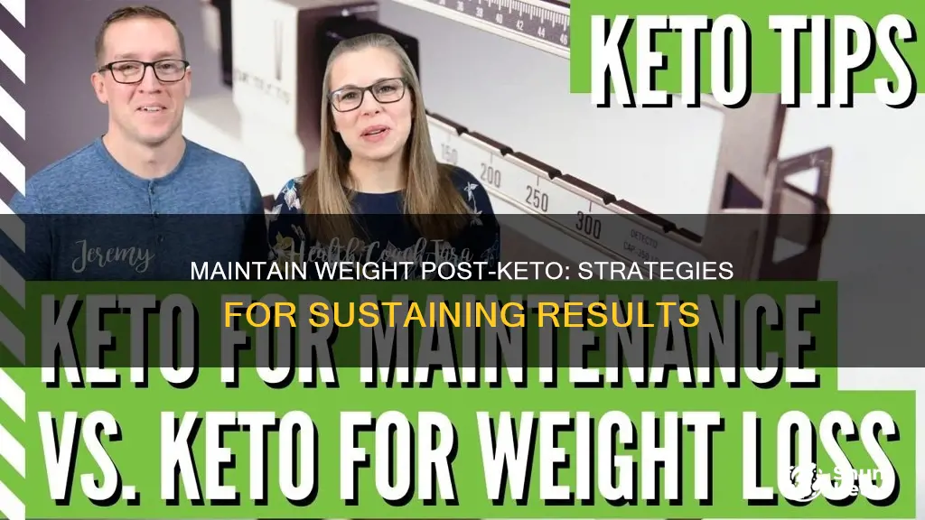 how to maintain your weight after a keto diet