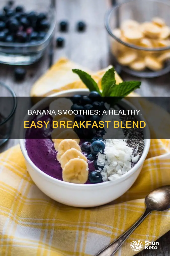 how to make a diet banana smoothie