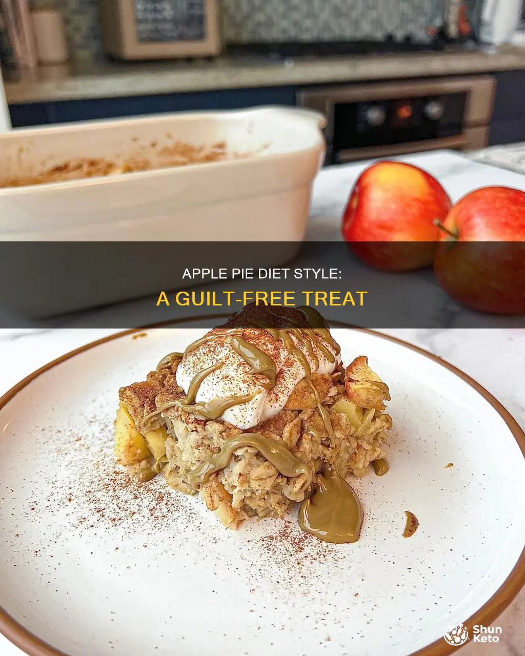 how to make a diet kind of apple pie