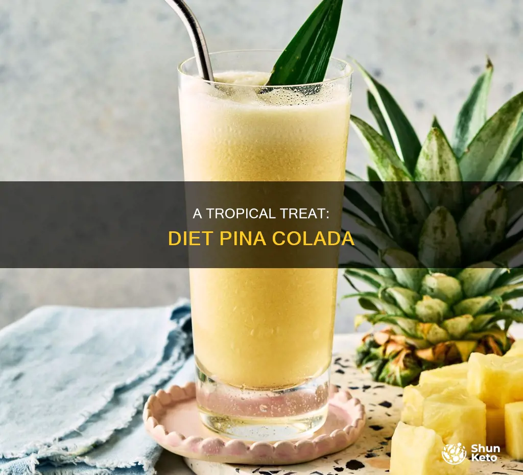 how to make a diet pina colada