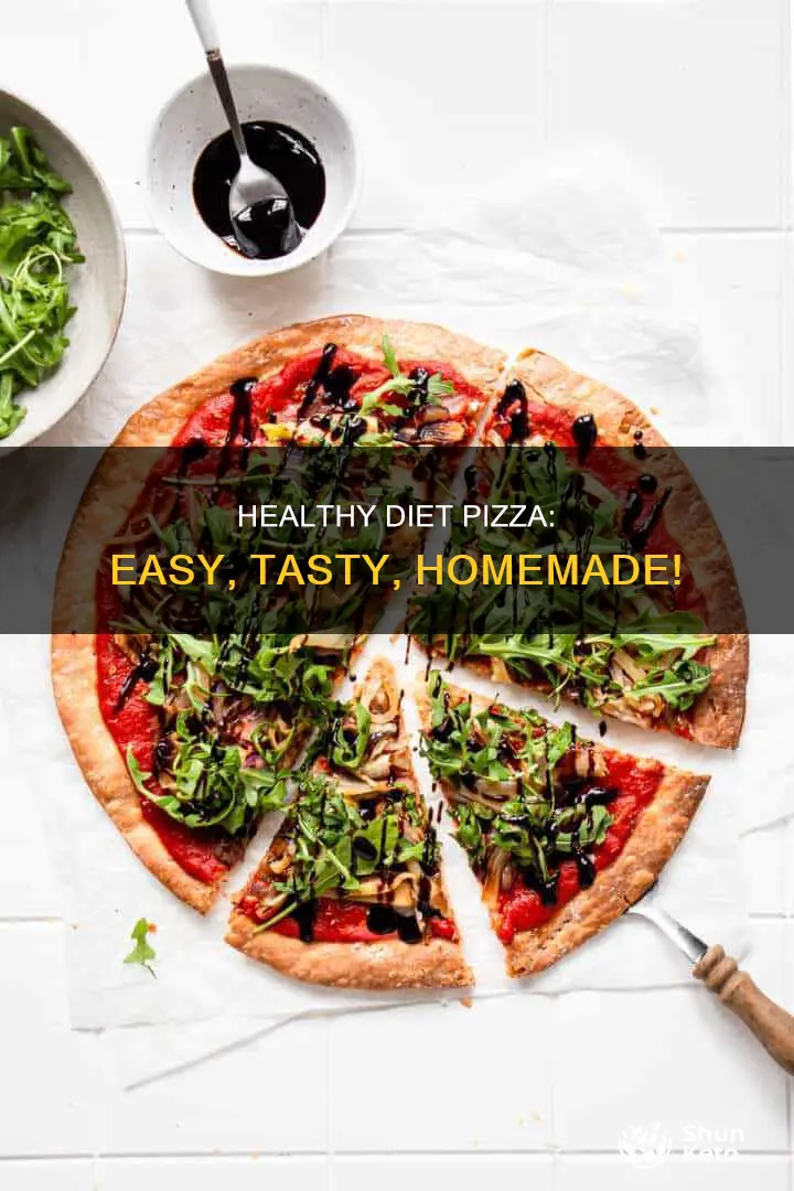how to make a diet pizza