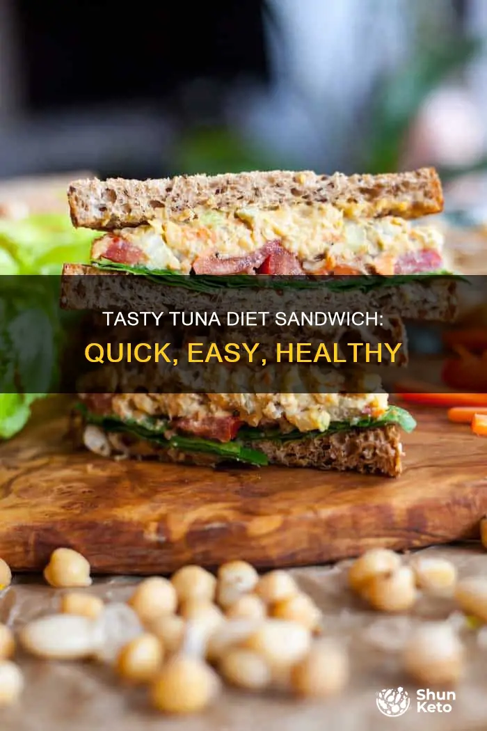 how to make a diet tuna sandwich