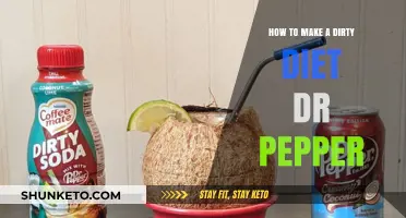 Creating a Dirty Diet Dr Pepper at Home