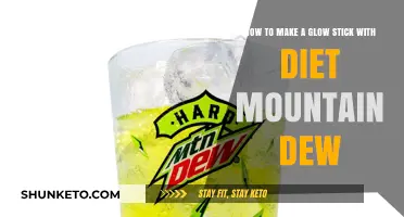 Creating a Glow Stick with Diet Mountain Dew