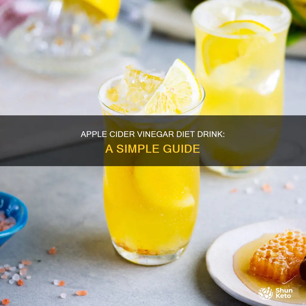 how to make apple cider vinegar diet drink