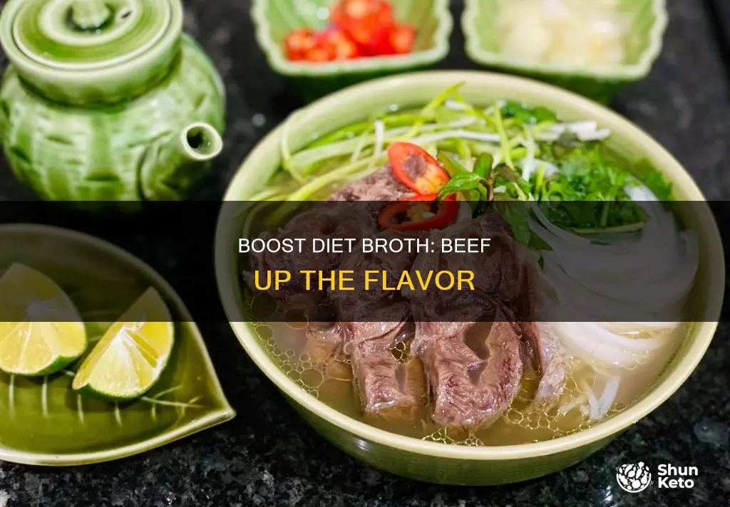 how to make beef broth taste better for diet