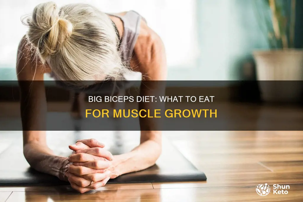 how to make big biceps diet