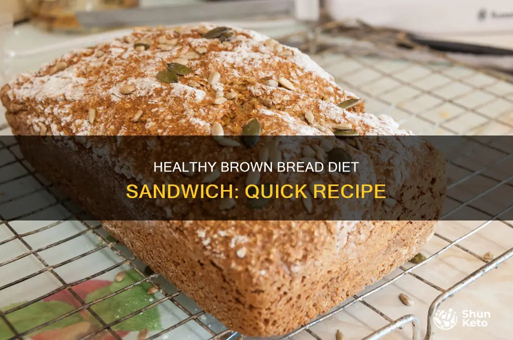 how to make brown bread diet sandwich