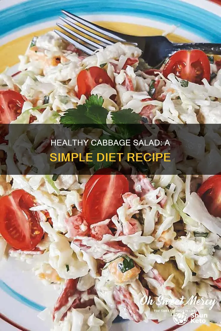 how to make cabbage salad for diet