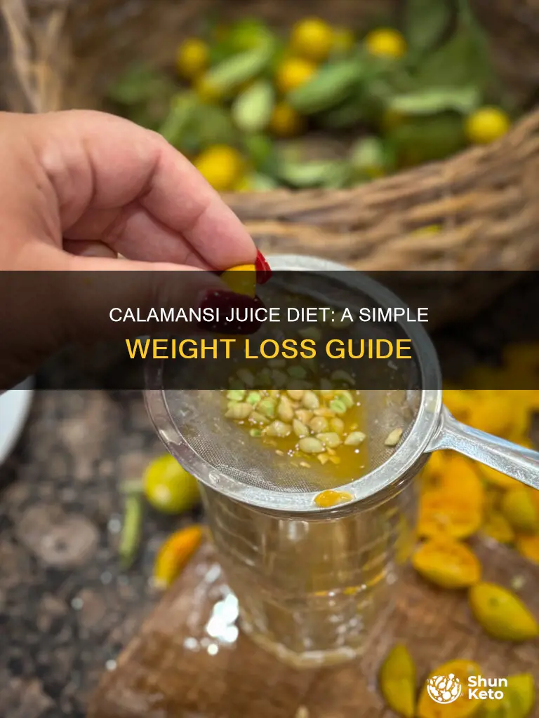 how to make calamansi juice for diet