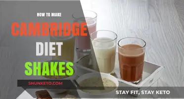 Preparing Cambridge Diet Shakes: A Quick Guide