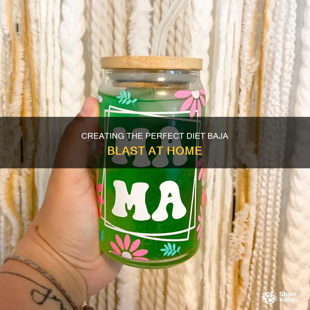 how to make diet baja blast