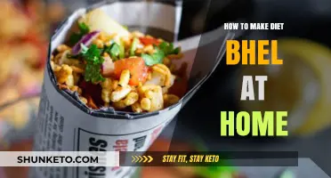 Healthy, Homemade Diet Bhel: A Tasty Treat!