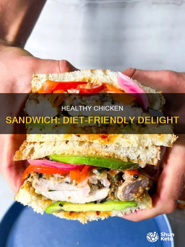 how to make diet chicken sandwich