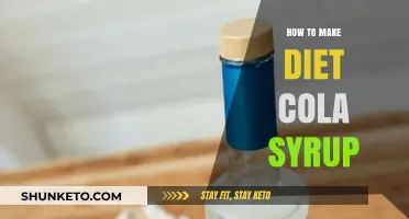 Creating Diet Cola Syrup at Home