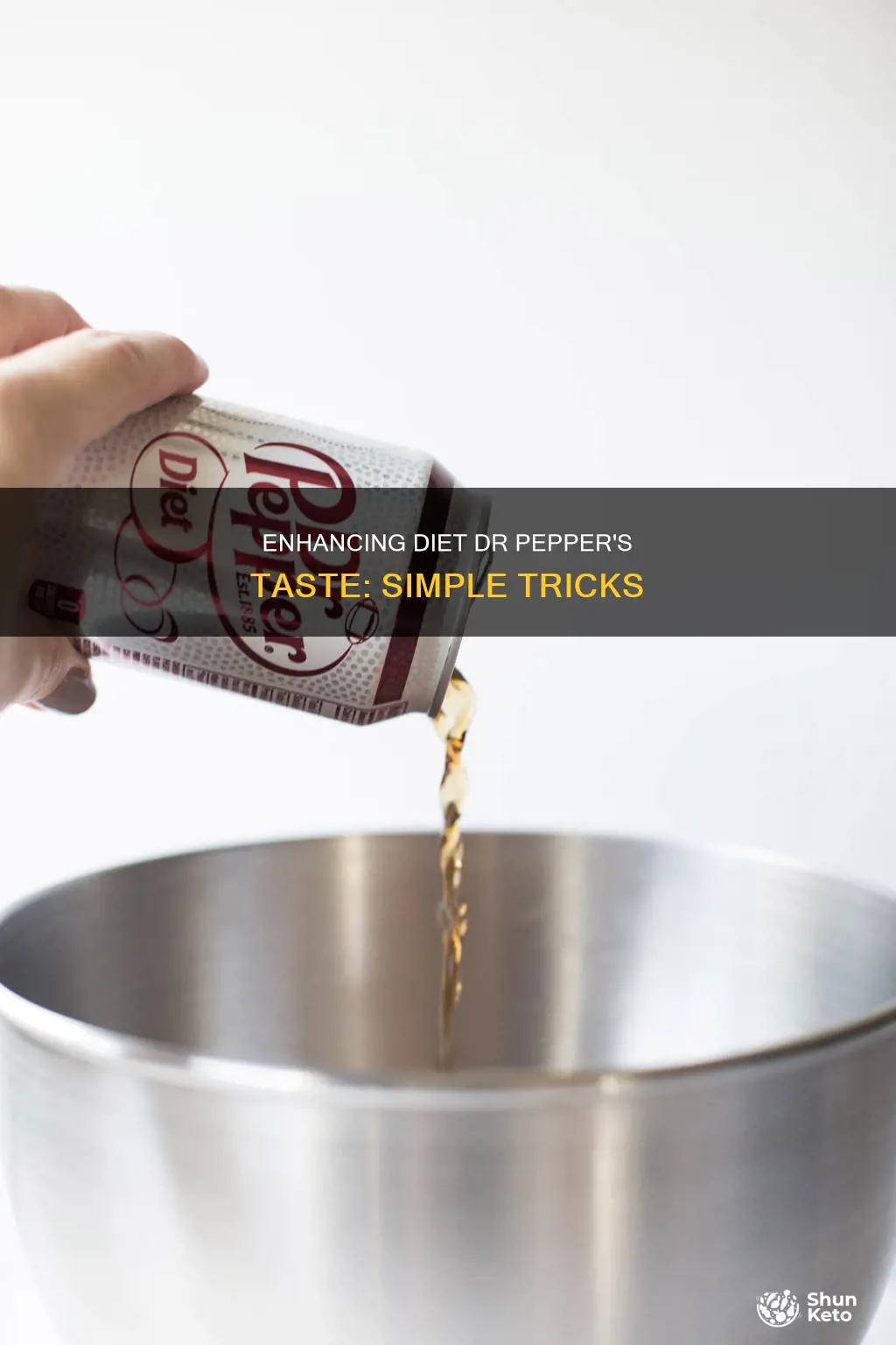 how to make diet dr pepper taste better