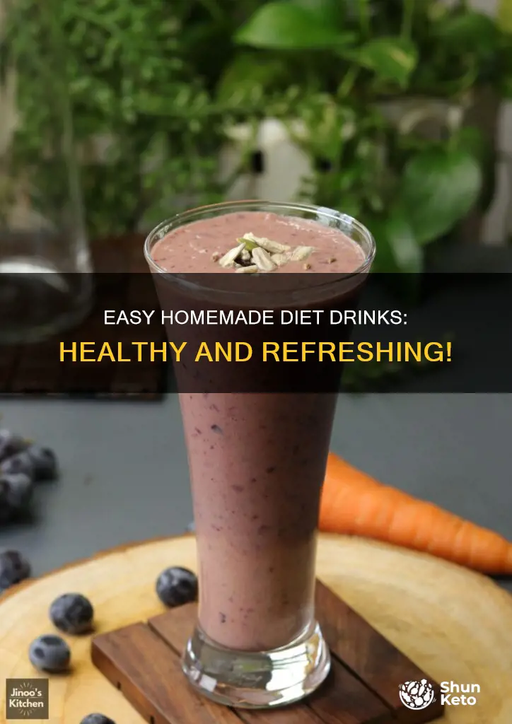 how to make diet drinks at home