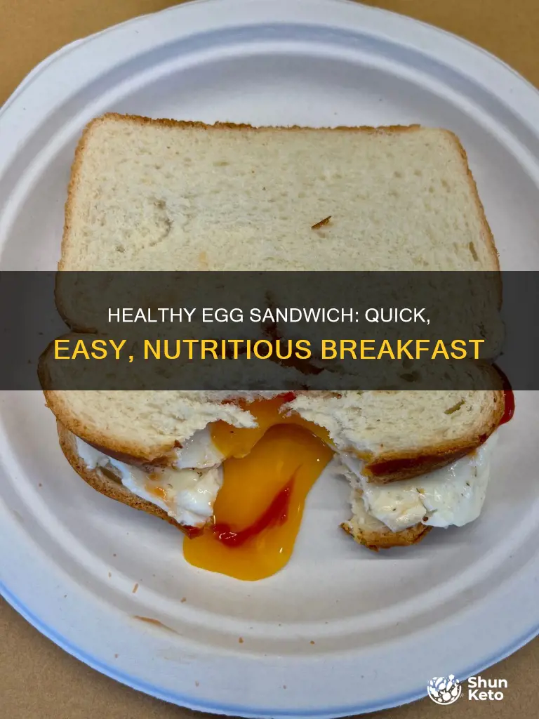 how to make diet egg sandwich